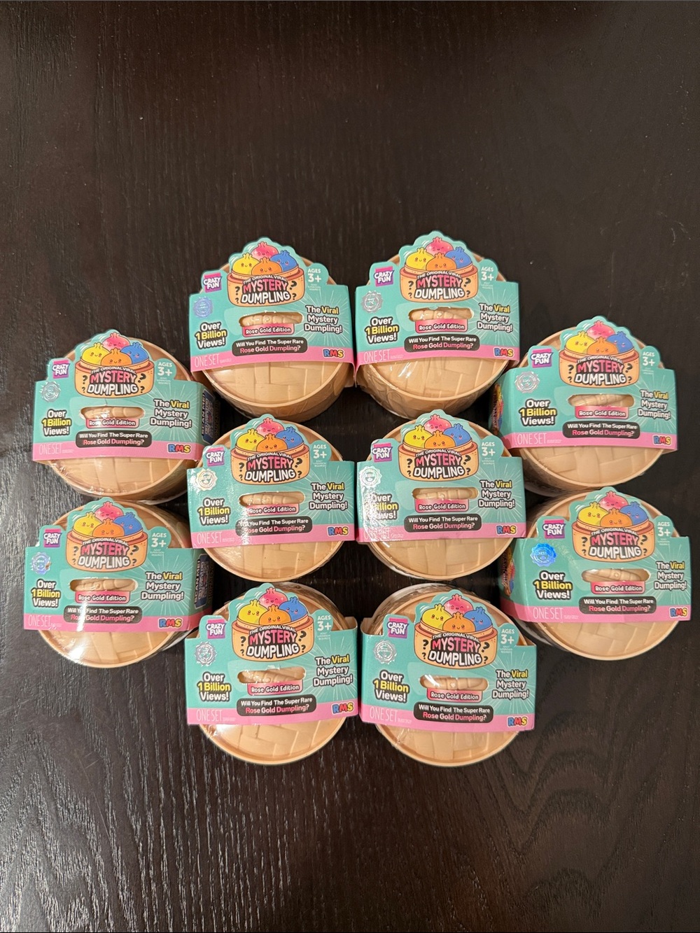 RMS The Original Viral Mystery Dumpling Mini- Rose Gold Edition | Bundle Of 10